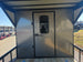 8.5' X 24' Charcoal Enclosed Trailer Hybrid Drone and Equipment Hauler Rear Door 
