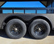 8.5' X 24' Charcoal Enclosed Trailer Hybrid Drone and Equipment Hauler Tires