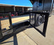 8.5' X 24' Charcoal Enclosed Trailer Hybrid Drone and Equipment Hauler Rear Side Gate Hatch Open