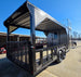 8.5' X 24' Charcoal Enclosed Trailer Hybrid Drone and Equipment Hauler Right Rear