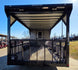 8.5' X 24' Charcoal Enclosed Trailer Hybrid Drone and Equipment Hauler Rear
