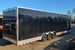 8.5x34 Black Flat Nose Enclosed Trailer (3) 5200lb Axles Right Rear