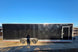 8.5x34 Black Flat Nose Enclosed Trailer (3) 5200lb Axles Right Side 