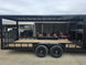 7x24 Black Hybrid Enclosed and Utility Trailer (2) 5200lb Axles 10K GVWR - SLE Equipment - 13