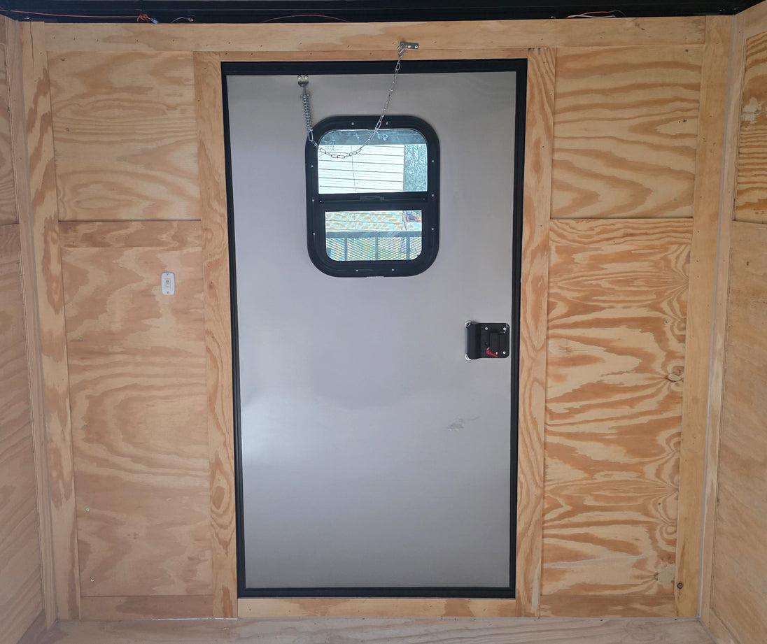 7x24 Black Hybrid Enclosed and Utility Trailer (2) 5200lb Axles 10K GVWR - SLE Equipment - 27