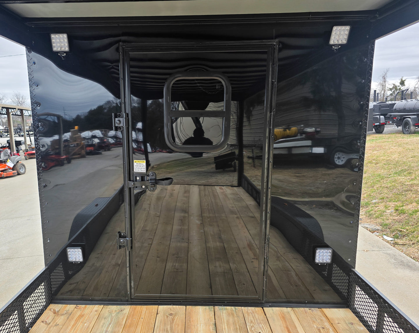7x24 Black Hybrid Enclosed and Utility Trailer (2) 5200lb Axles 10K GVWR - SLE Equipment - 22