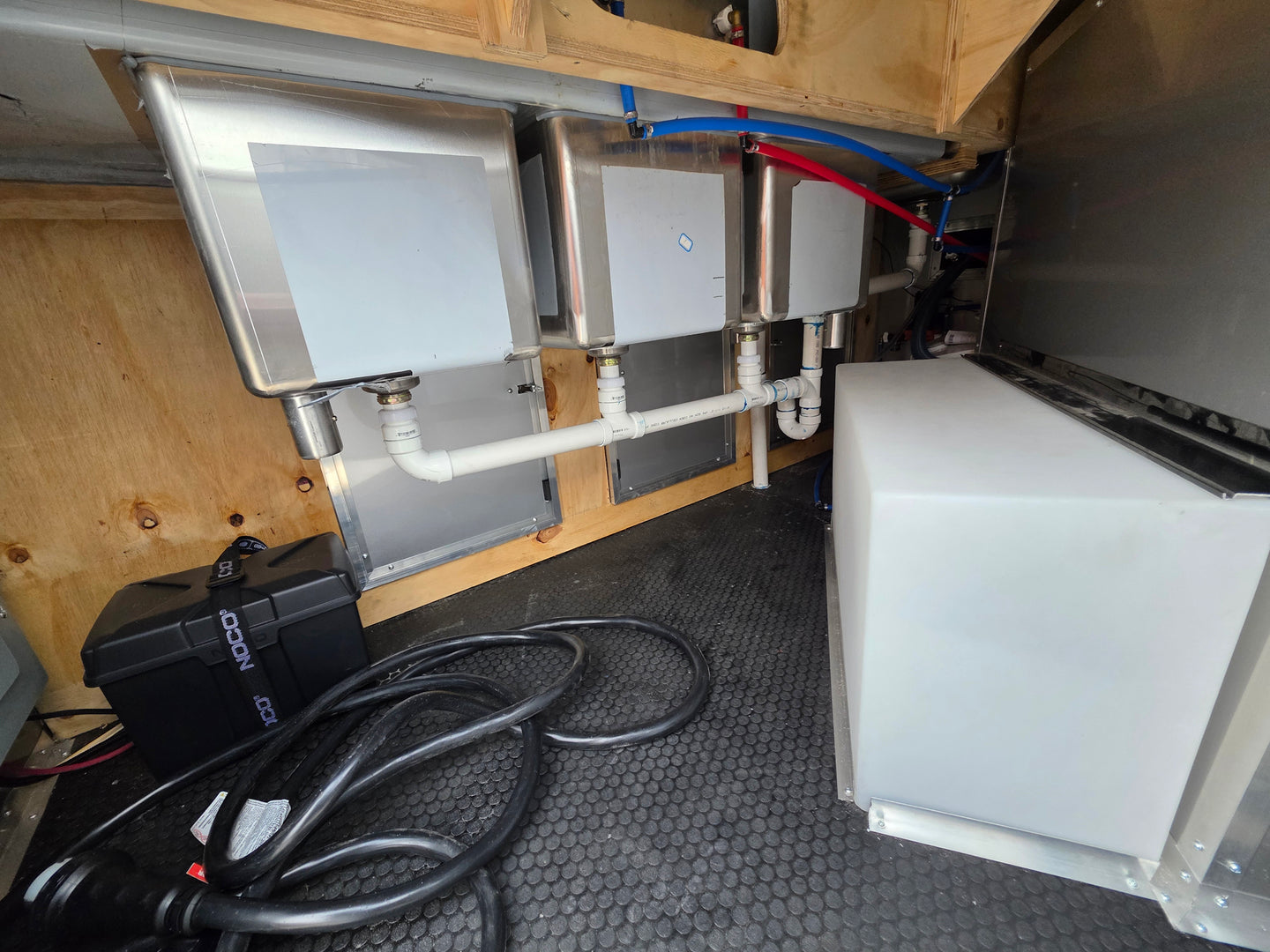 8.5' X 20' Black With Blackout Concession Trailer Food Event Catering - SLE Equipment - 12