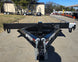 8.5x22 I - Beam Deckover Trailer (2) 7K Axles Stand - Up Ramps 14k GVWR - SLE Equipment - 5