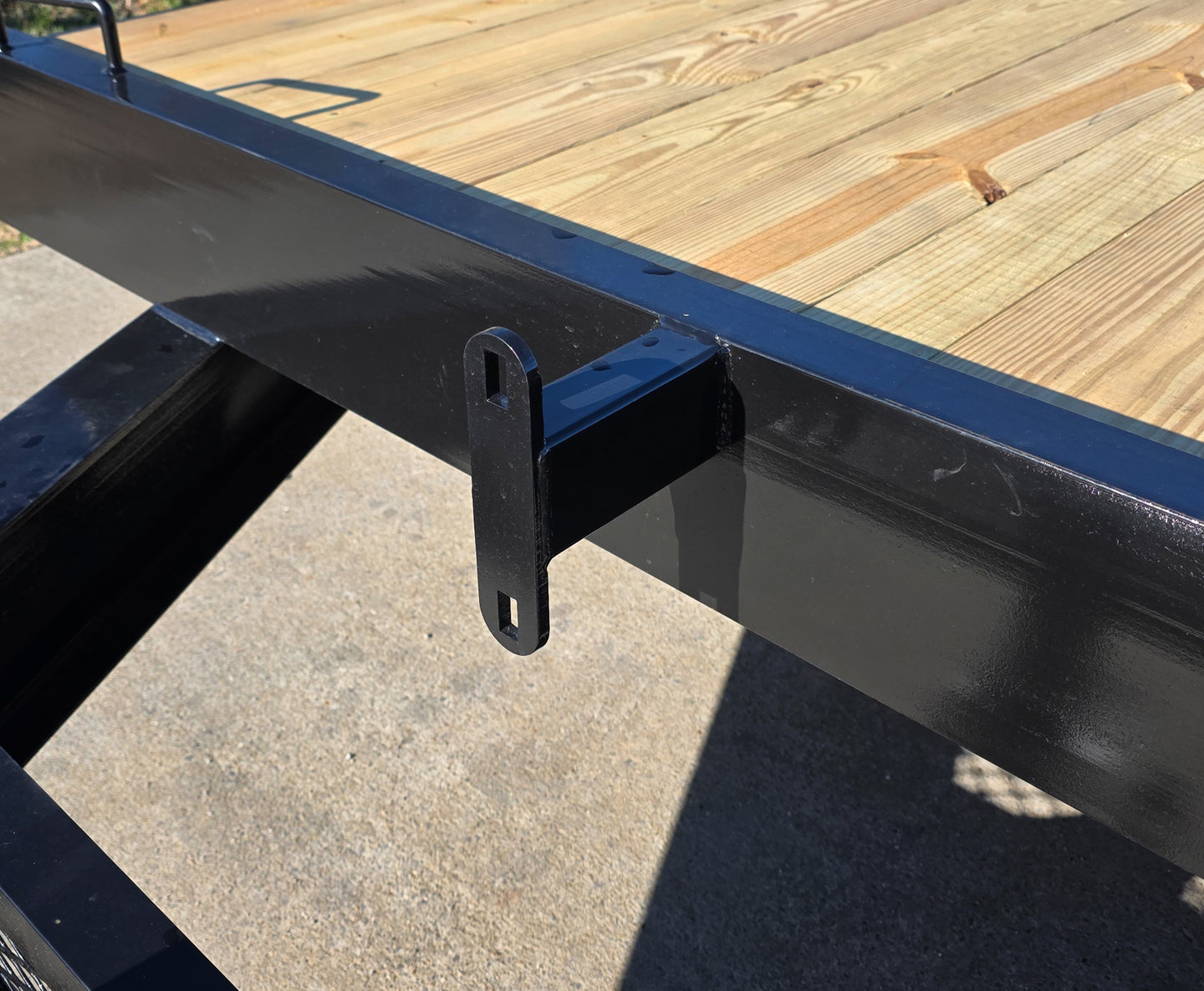 8.5x22 I - Beam Deckover Trailer (2) 7K Axles Stand - Up Ramps 14k GVWR - SLE Equipment - 19