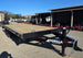 8.5x22 I - Beam Deckover Trailer (2) 7K Axles Stand - Up Ramps 14k GVWR - SLE Equipment - 6