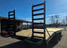 8.5x22 I - Beam Deckover Trailer (2) 7K Axles Stand - Up Ramps 14k GVWR - SLE Equipment - 7