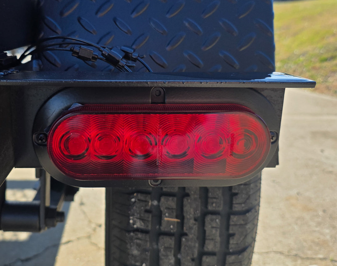 330 Gal Smoker Two Door with Counter Weights and Double Racks LED Brake Light 