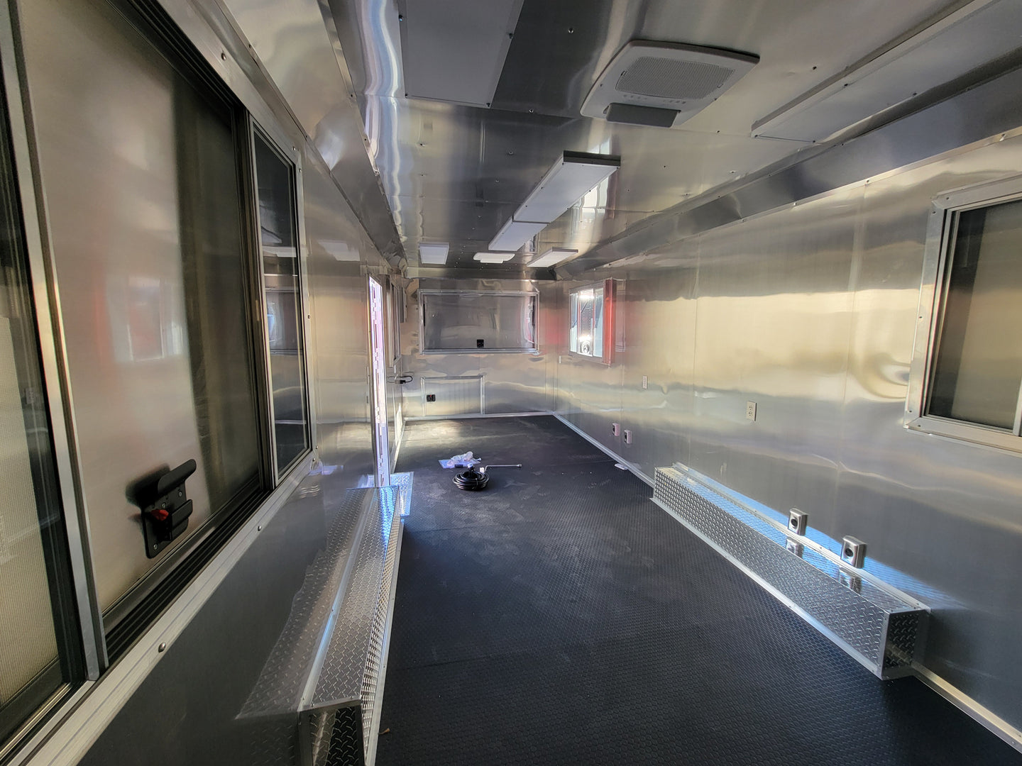 8.5' X 24' Victory Red Oil Rig Operations Concession Trailer - SLE Equipment - 20