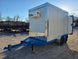 Custom 7' X 12' White Refrigerated Cooler and Freezer Trailer (Includes Generator) - SLE Equipment - 3