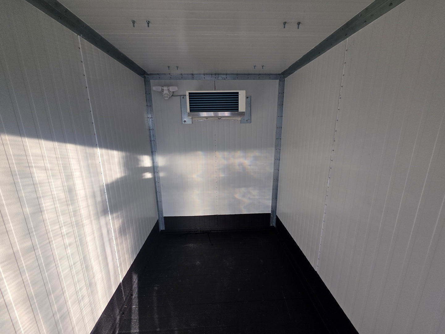 Custom 7' X 12' White Refrigerated Cooler and Freezer Trailer (Includes Generator) - SLE Equipment - 7