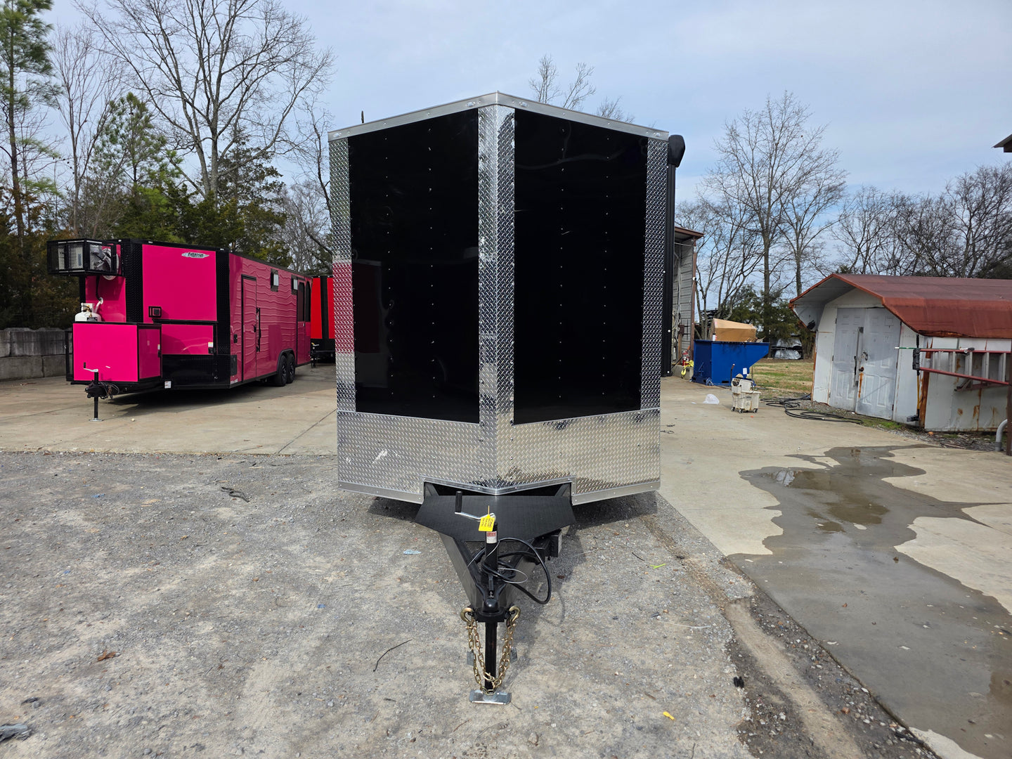 8.5' x 24' Custom Black Stage Event Trailer w/ 16' Stage - SLE Equipment - 2
