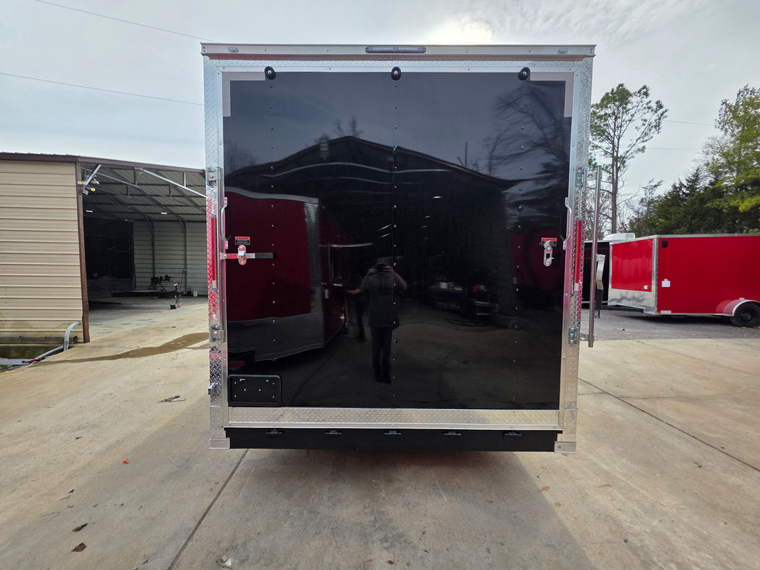 8.5' x 24' Custom Black Stage Event Trailer w/ 16' Stage - SLE Equipment - 7