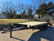 8.5x16 I - Beam Deckover Trailer (2) 7K Axles Stand - Up Ramps 14K GVWR - SLE Equipment - 10