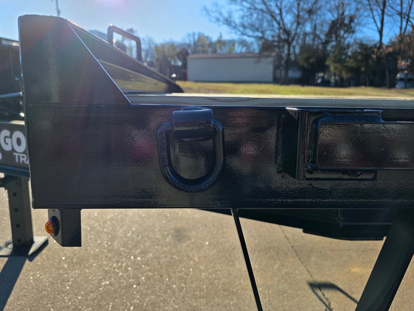 8.5x16 I - Beam Deckover Trailer (2) 7K Axles Stand - Up Ramps 14K GVWR - SLE Equipment - 21