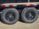 8.5x16 I - Beam Deckover Trailer (2) 7K Axles Stand - Up Ramps 14K GVWR - SLE Equipment - 26