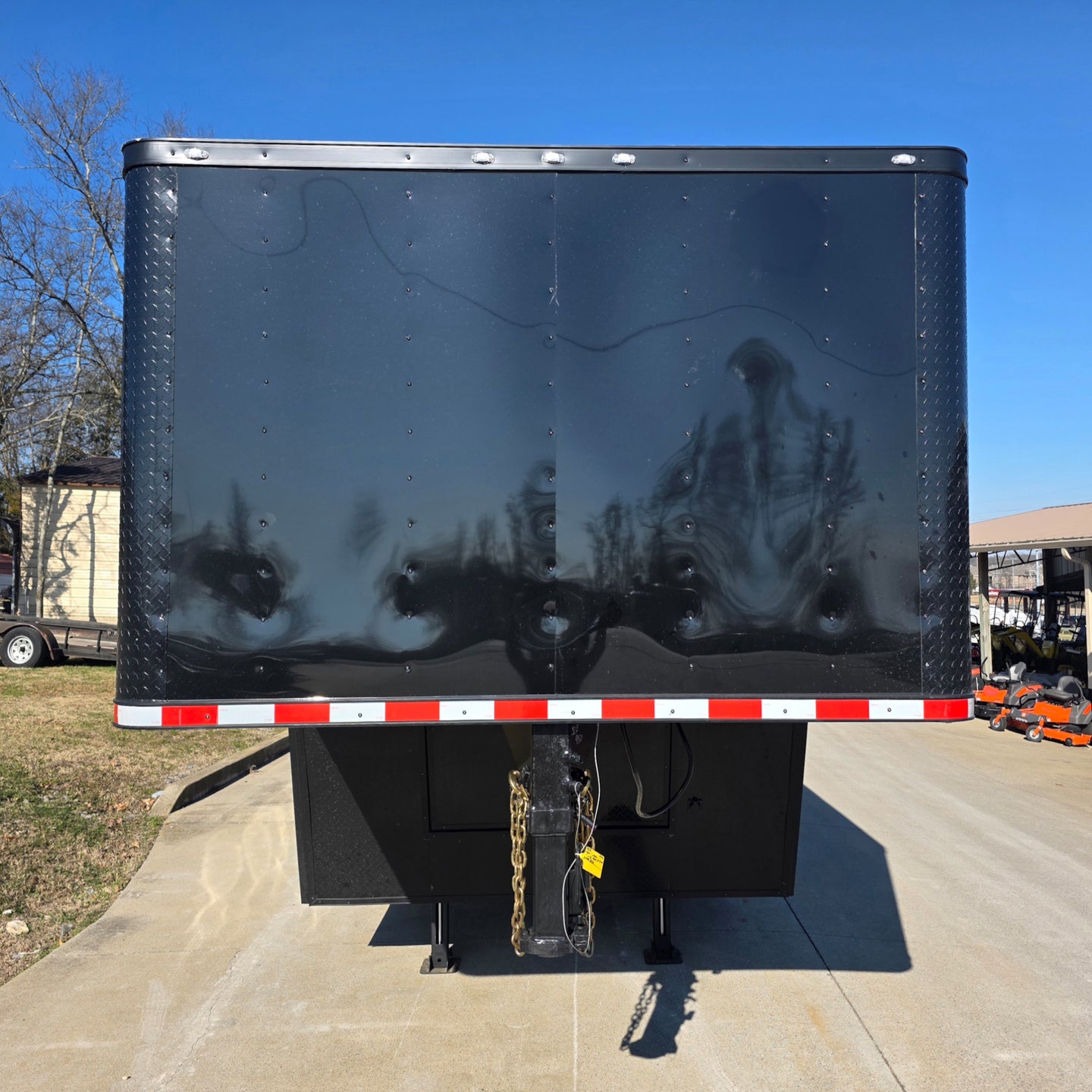8.5' X 32' Gooseneck Hybrid Enclosed Trailer 16' Porch With fold out gate 14k GVWR - SLE Equipment - 2