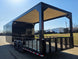 8.5' X 32' Gooseneck Hybrid Enclosed Trailer 16' Porch With fold out gate 14k GVWR - SLE Equipment - 6