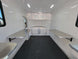 8.5' X 20' Black With Blackout Office and Command Center Enclosed Trailer - SLE Equipment - 20
