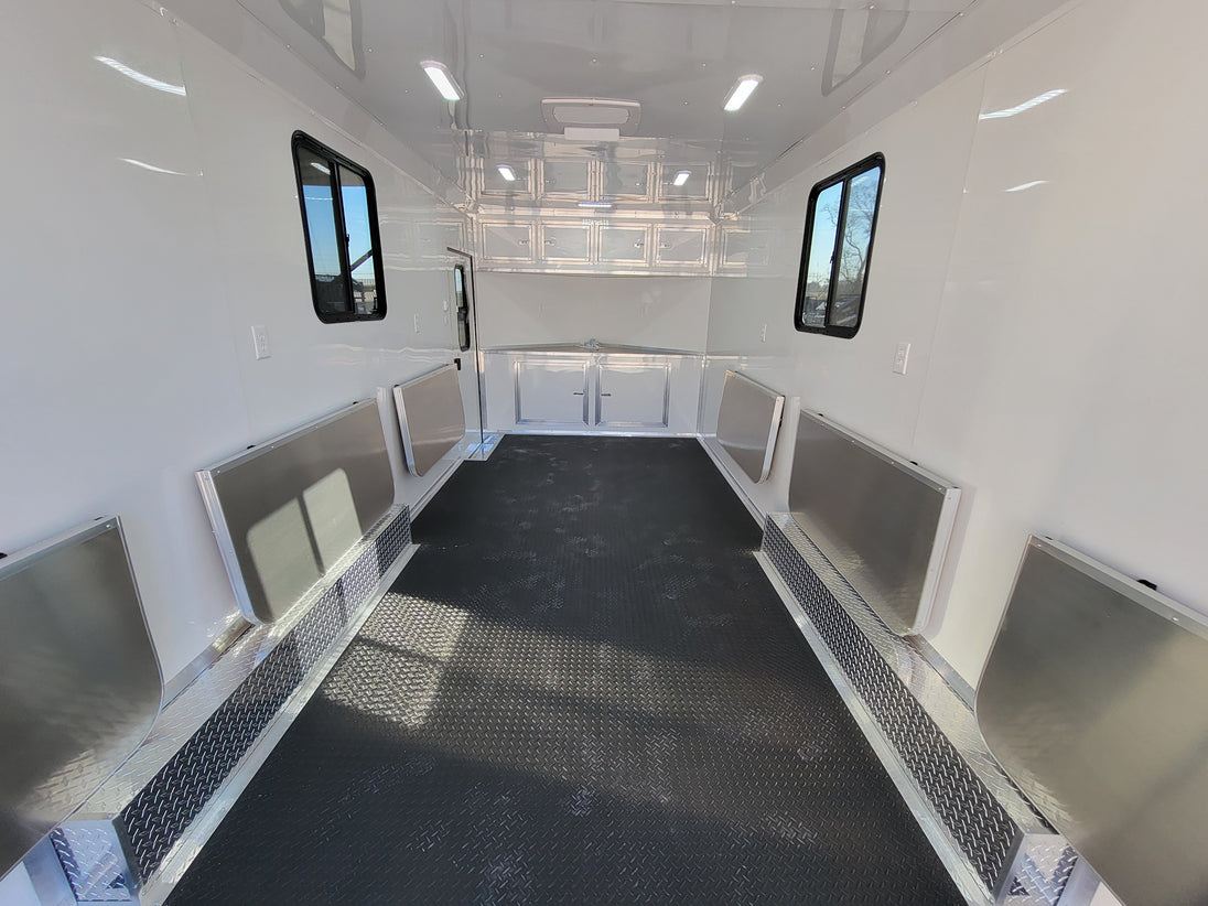 8.5' X 20' Black With Blackout Office and Command Center Enclosed Trailer - SLE Equipment - 30