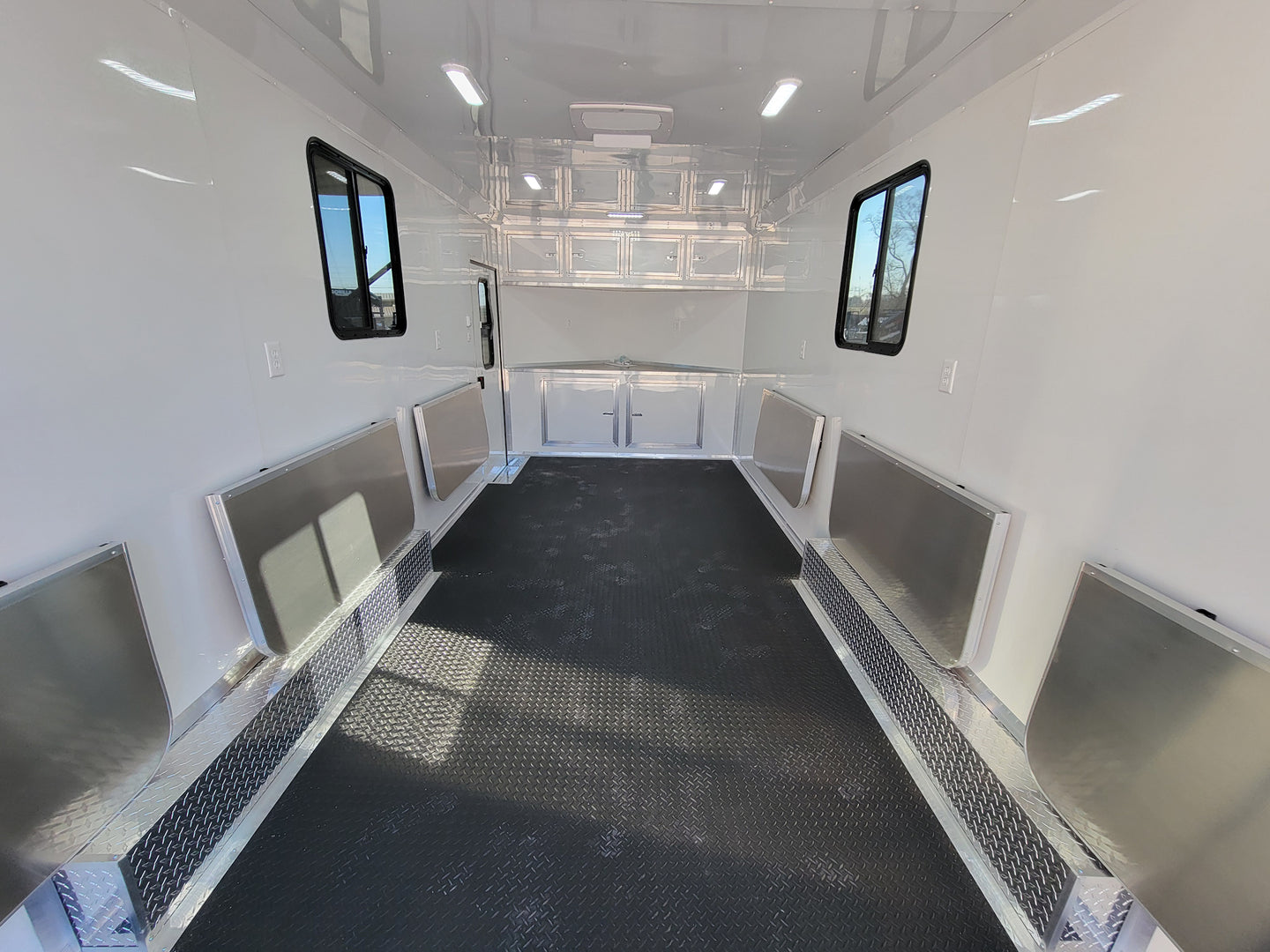 8.5' X 20' Black With Blackout Office and Command Center Enclosed Trailer - SLE Equipment - 30