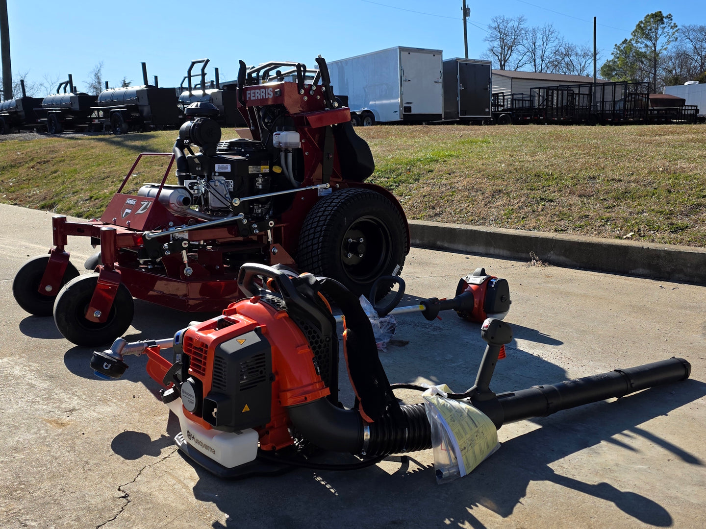 Ferris SRS Z1 36" 19HP Kawasaki Stand - On Mower Handhelds Package (Instant Rebate Included) - SLE Equipment - 3