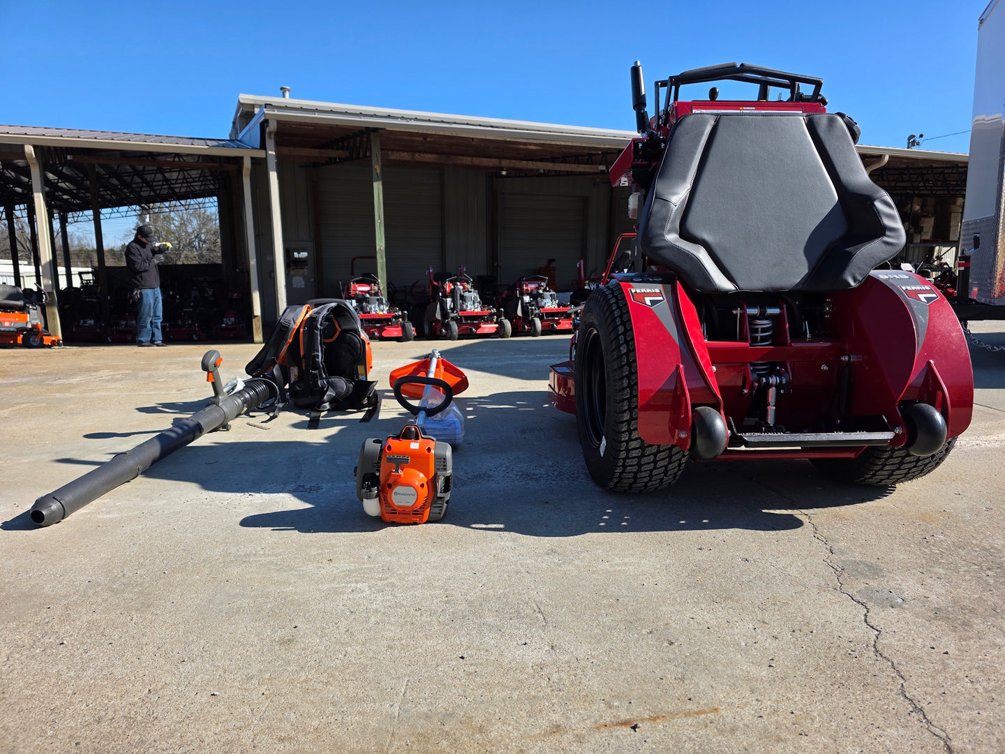 Ferris SRS Z1 36" 19HP Kawasaki Stand - On Mower Handhelds Package (Instant Rebate Included) - SLE Equipment - 5