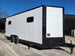 8.5' X 20' Custom White Office and Command Center Enclosed Trailer W/ Restroom - SLE Equipment - 1