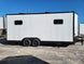 8.5' X 20' Custom White Office and Command Center Enclosed Trailer W/ Restroom - SLE Equipment - 5