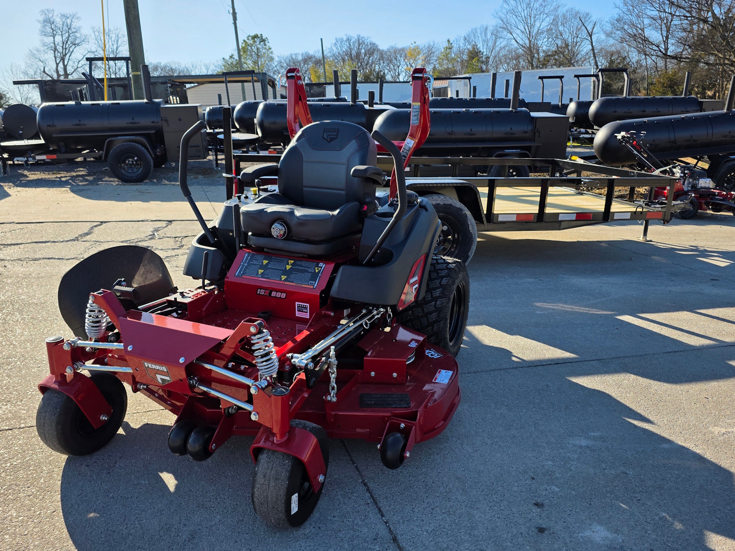 Ferris 5902075 60" ISX800 Zero Turn Mower Util Trailer Bundle - SLE Equipment - 5