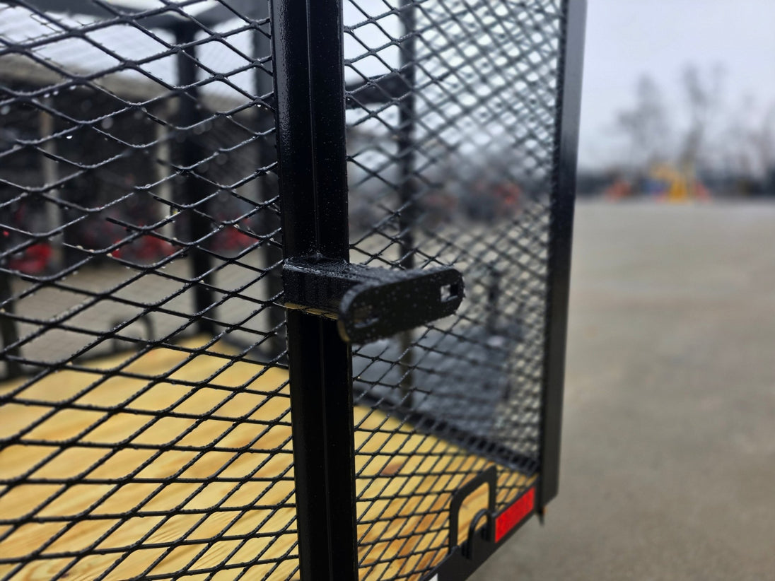 5x10 Straight Deck Debris Loader Utility Trailer (1) 3500lb Axle and Extended Platform - SLE Equipment - 15