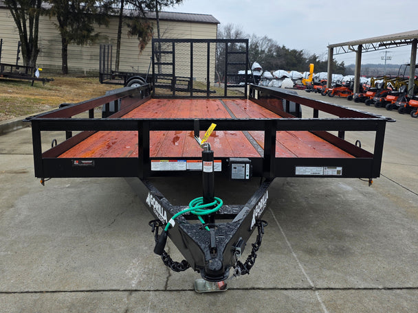 7x18 Heavy Duty Straight Deck Utility Trailer (2) 5,200lb Axles with Brakes 10K GVWR - SLE Equipment - 2
