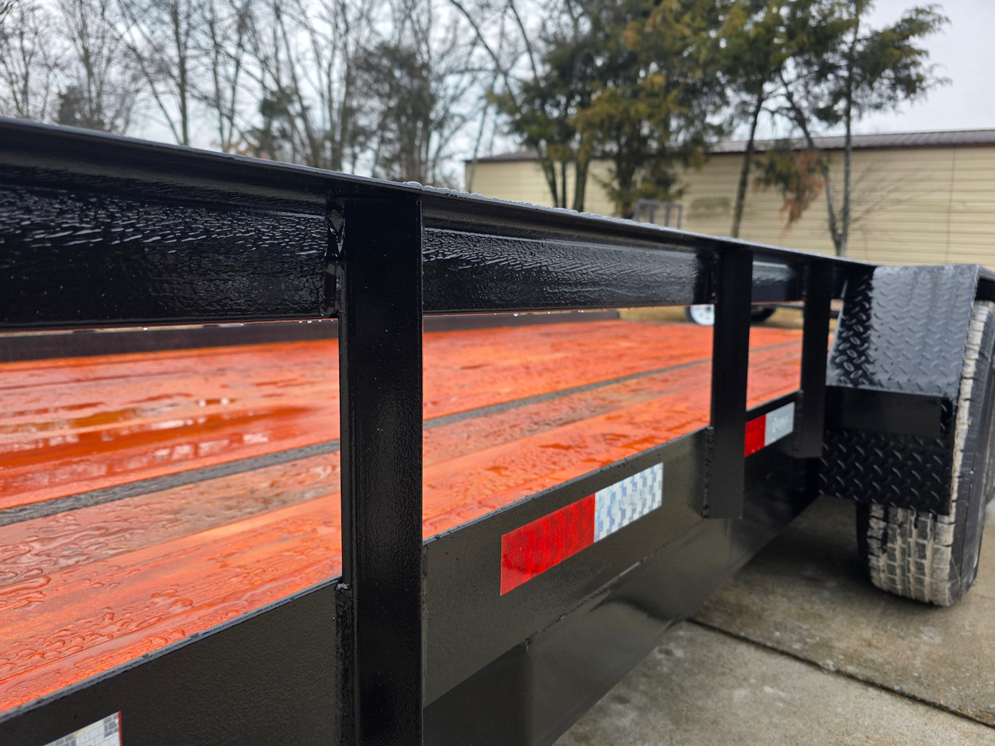 7x18 Heavy Duty Straight Deck Utility Trailer (2) 5,200lb Axles with Brakes 10K GVWR - SLE Equipment - 23