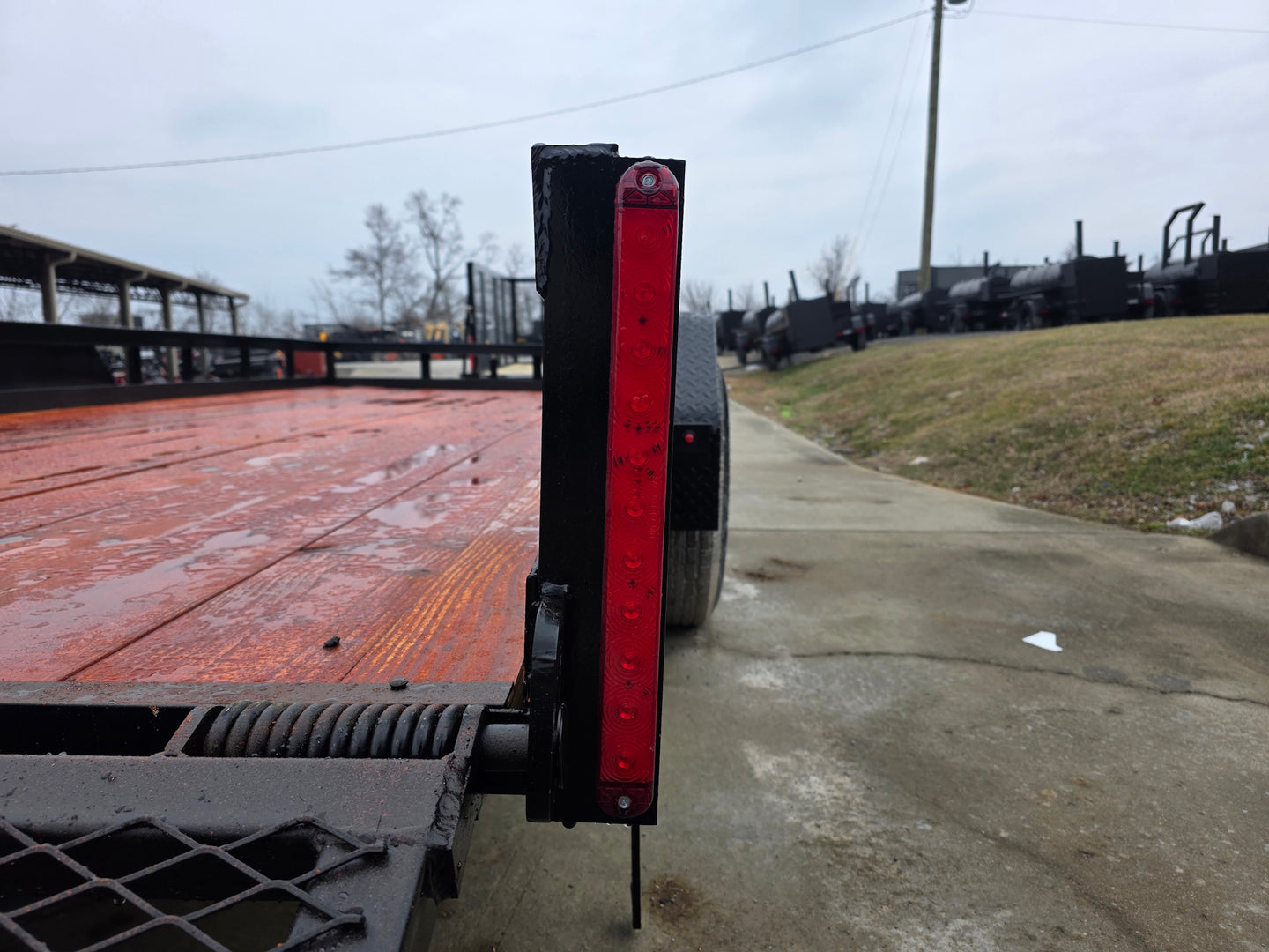 7x18 Heavy Duty Straight Deck Utility Trailer (2) 5,200lb Axles with Brakes 10K GVWR - SLE Equipment - 25