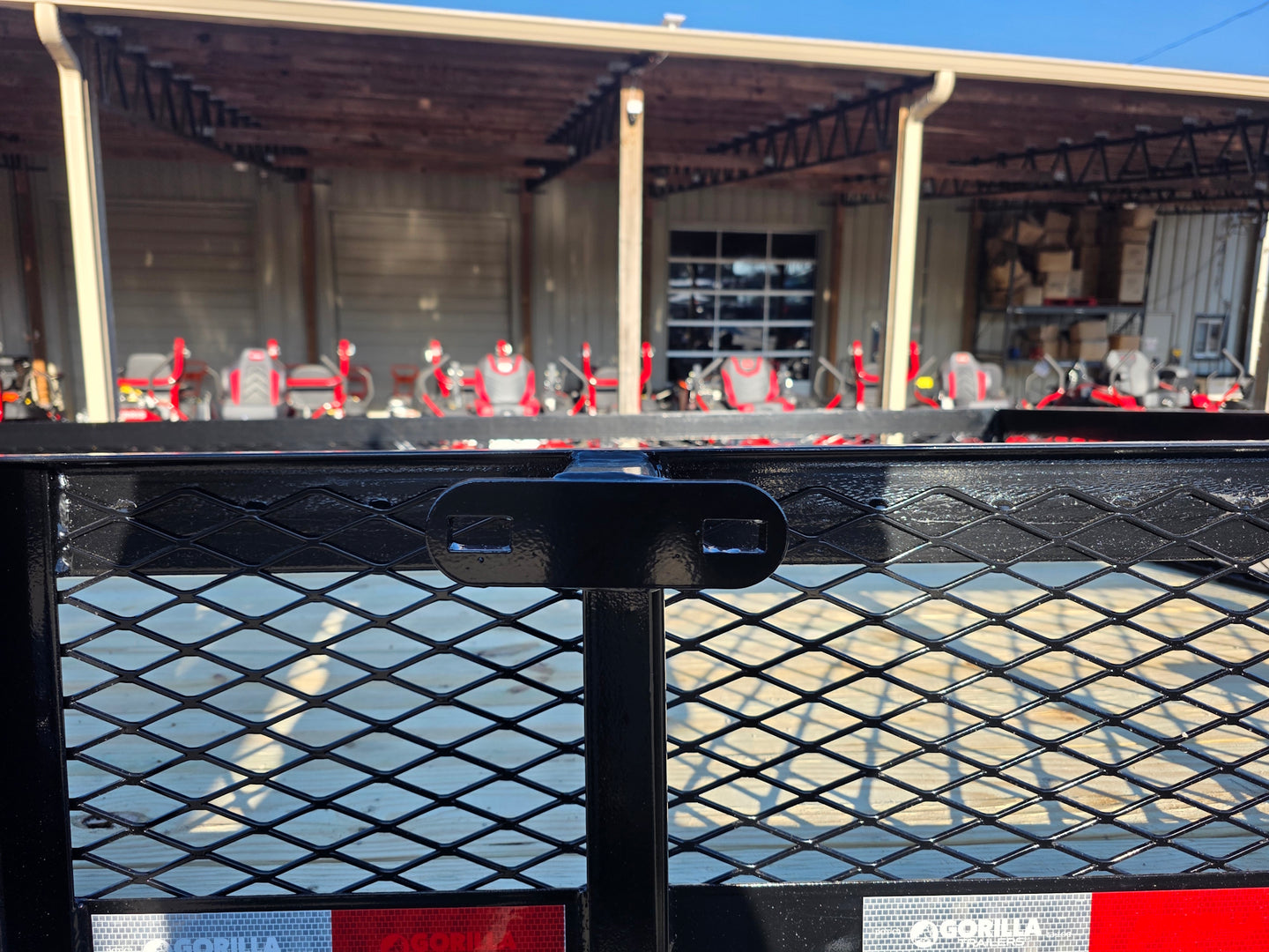 7 X 14 Straight Deck Utility Trailer With 12" Mesh Sides (2) 3,500lb Axles 7K GVWR - SLE Equipment - 22