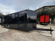 8.5' X 24' Black W/ Blackout Custom Merchandising Enclosed and Event Trailer - SLE Equipment - 21
