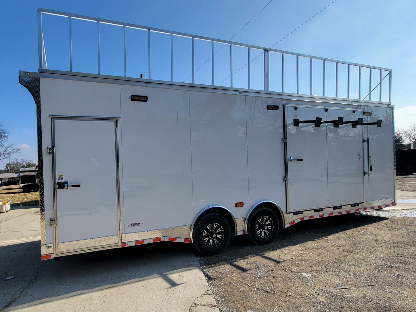 8.5' X 28' Custom Enclosed Marketing and Event Stage Trailer - SLE Equipment - 10