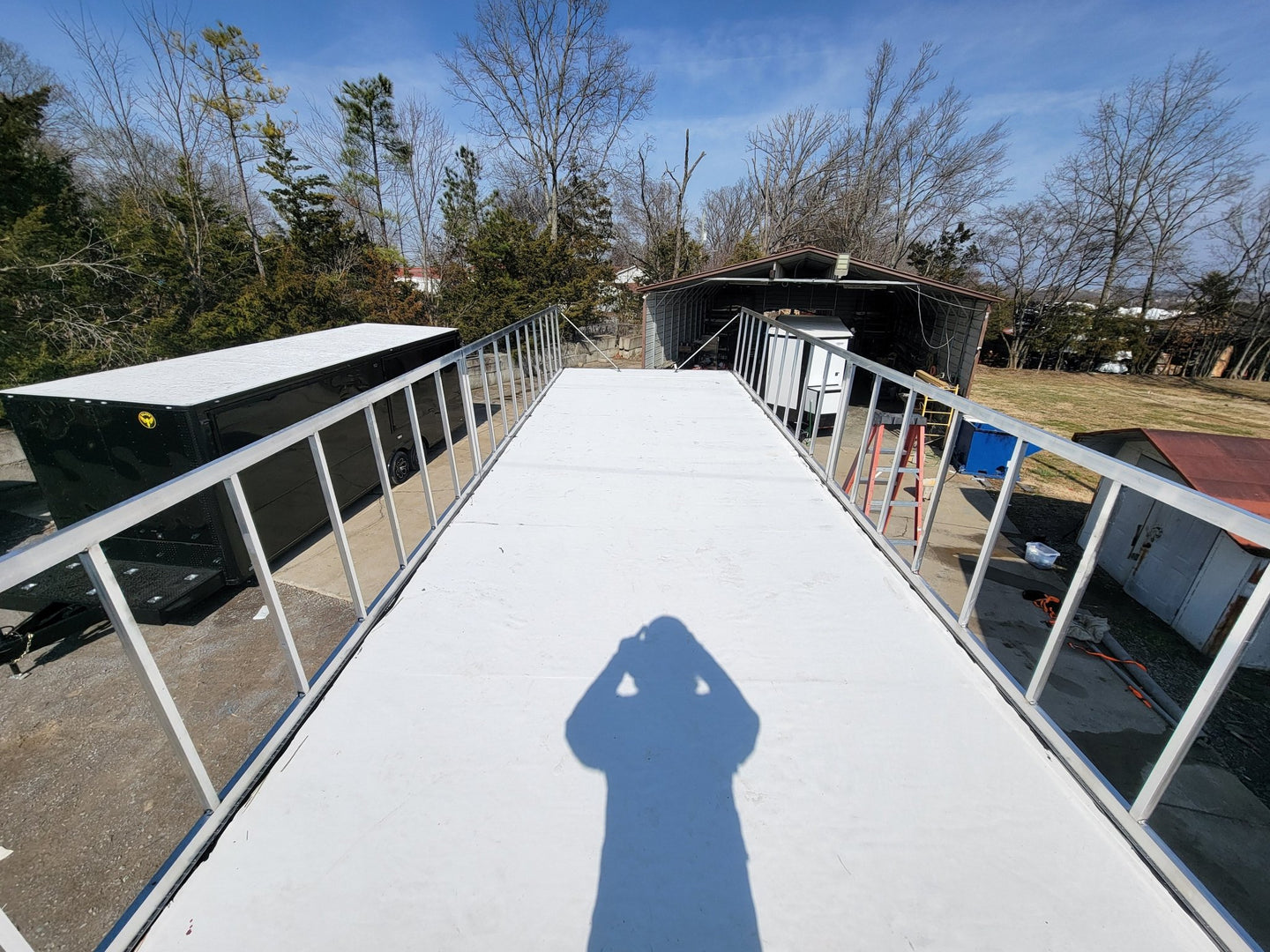 8.5' X 28' Custom Enclosed Marketing and Event Stage Trailer - SLE Equipment - 34
