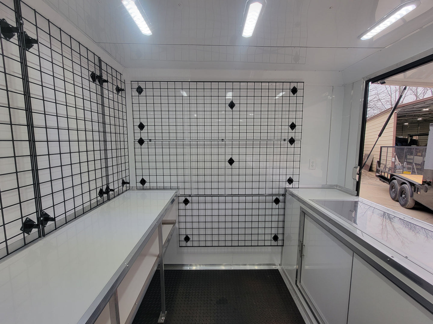 8.5' X 26' Custom Enclosed Merchandise and Marketing Trailer with Black Out Trim - SLE Equipment - 20