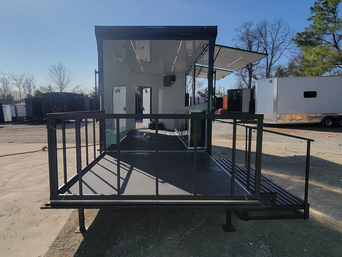 8.5' X 16' Concession Trailer Marketing Stage and Event Merchandising - SLE Equipment - 6