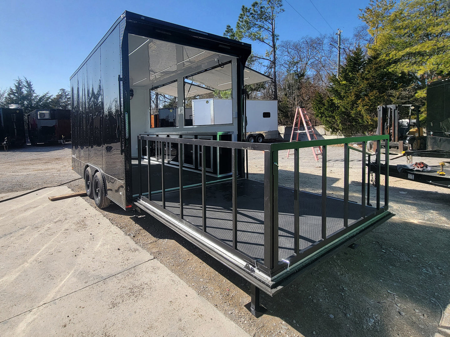 8.5' X 16' Concession Trailer Marketing Stage and Event Merchandising - SLE Equipment - 7