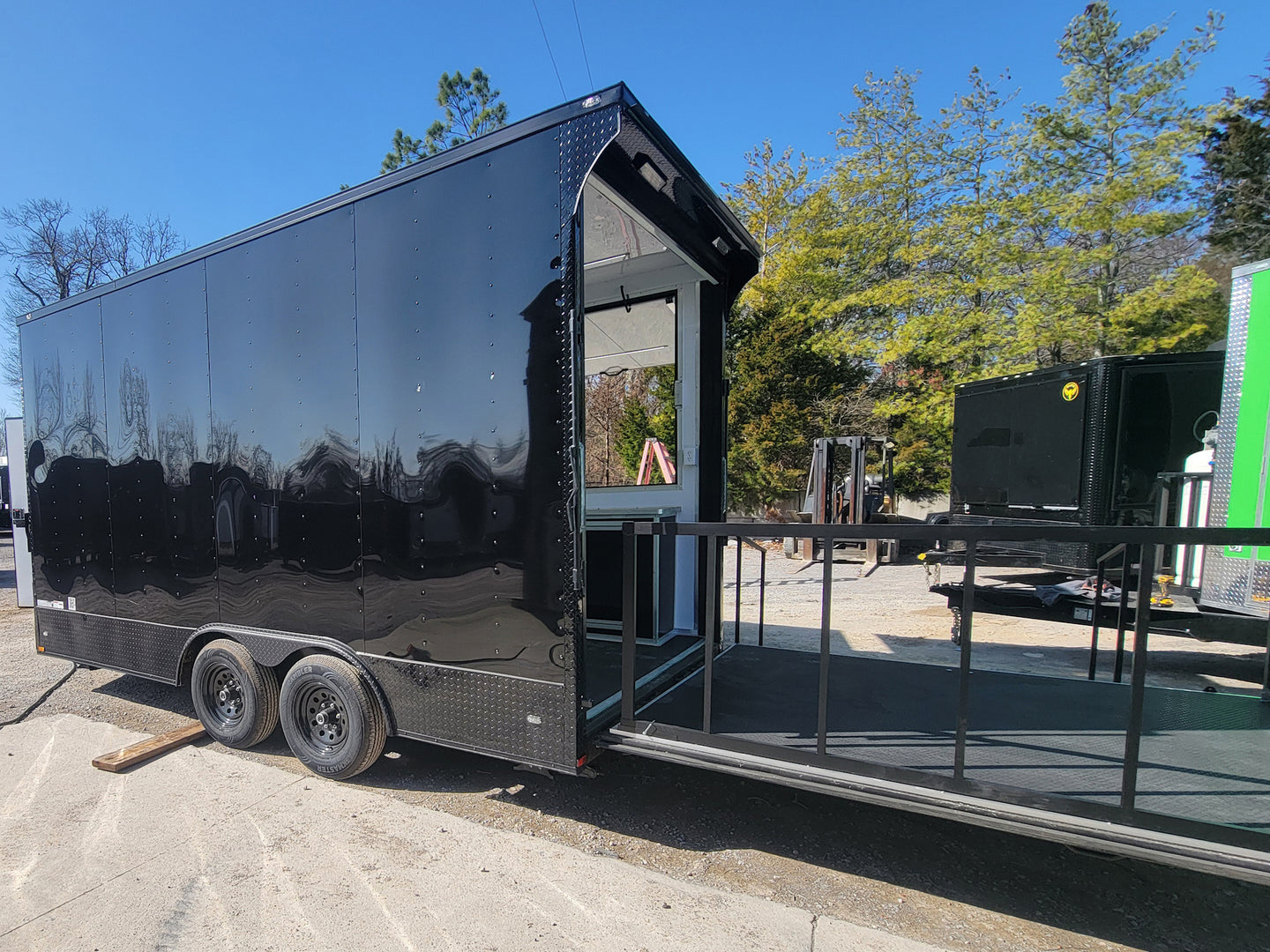 8.5' X 16' Concession Trailer Marketing Stage and Event Merchandising - SLE Equipment - 8