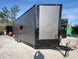 8.5' X 20' Custom Enclosed Trailer Charcoal With Blackout Office and Mobile Command - SLE Equipment - 4