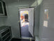 8.5' X 20' Custom Enclosed Trailer Charcoal With Blackout Office and Mobile Command - SLE Equipment - 26