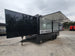 8.5' x 18' Custom Enclosed Black With Blackout Package Showcase Marketing and Event Trailer - SLE Equipment - 1