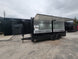 8.5' x 18' Custom Enclosed Black With Blackout Package Showcase Marketing and Event Trailer - SLE Equipment - 4